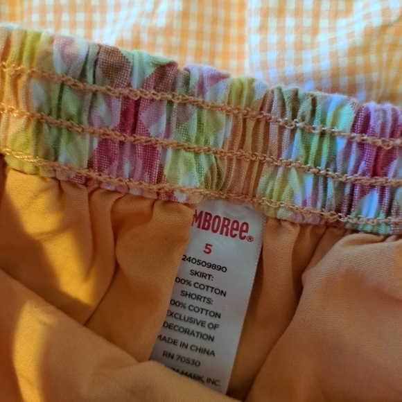 Gymboree girls size 5 butterfly line 4 piece set - Picture 2 of 5